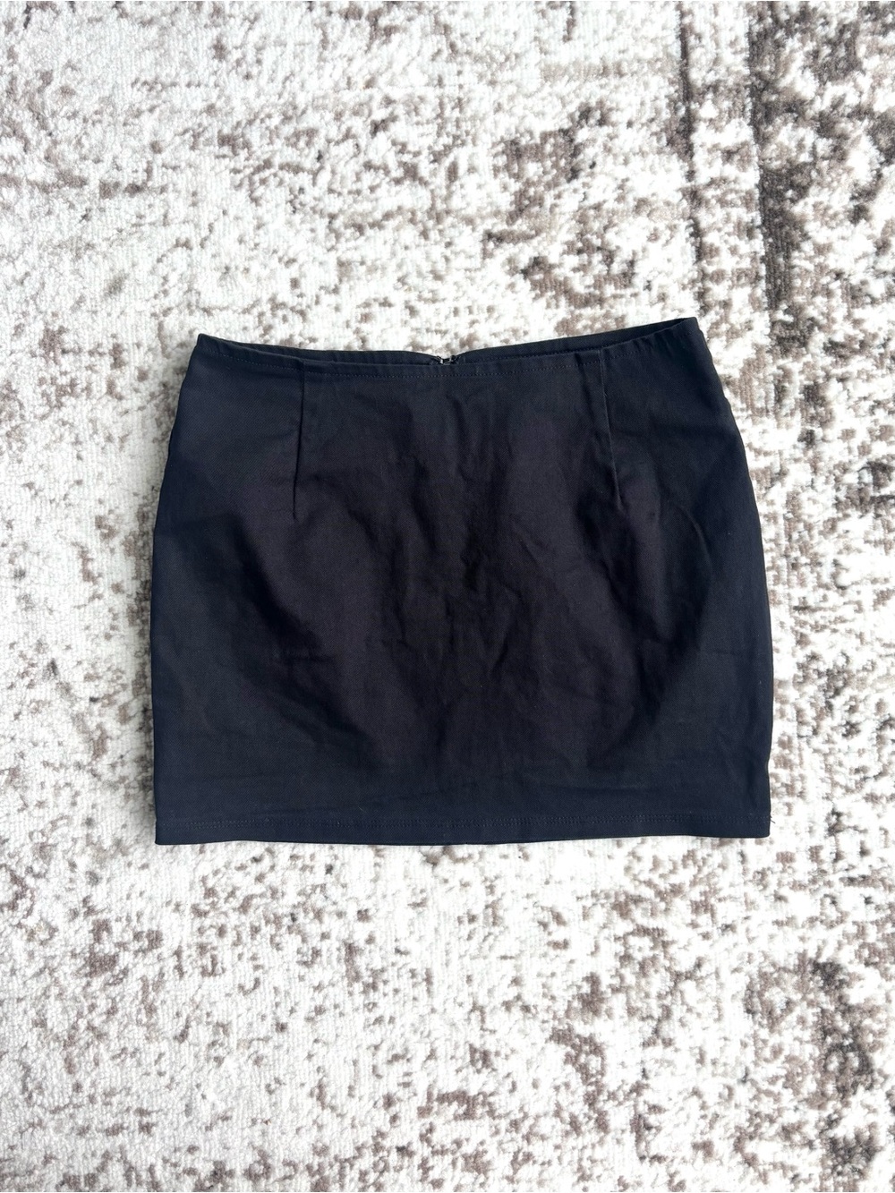 Y2K Motel Rocks Low-rise Micro Black Mini Skirt